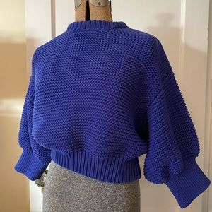 Callahan knitwear for Anthropologie cropped sweater.